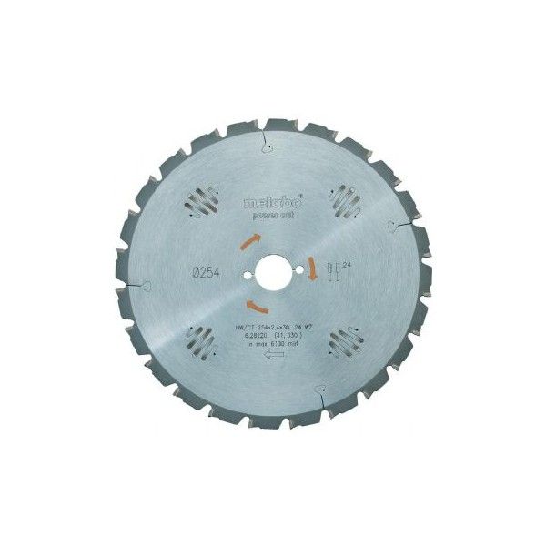 METABO Pilový kotouč 254x2,4x30 24z 628220