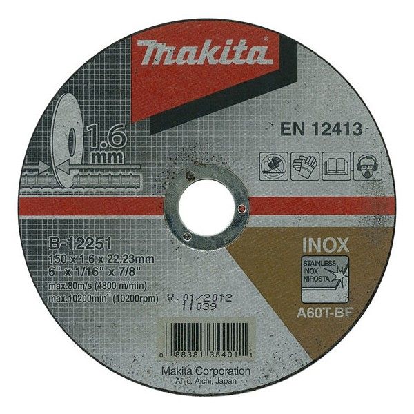 Makita B-12251 150x1,6x22,2 řezný kotouč