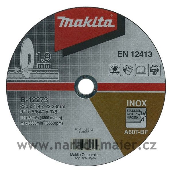 Makita B-12273 230x1,9x22 řezný kotouč