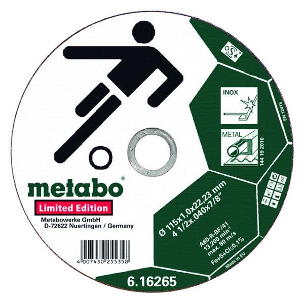 METABO 115x1,0 řezný kotouč Novorapid