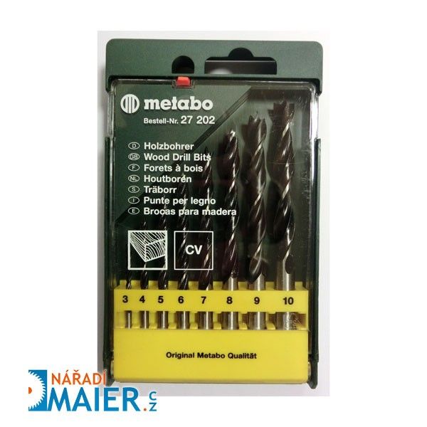 Metabo 27202 sada vrtáků 8-dílná