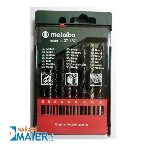 Metabo 27187 sada vrtáků 9-dílná