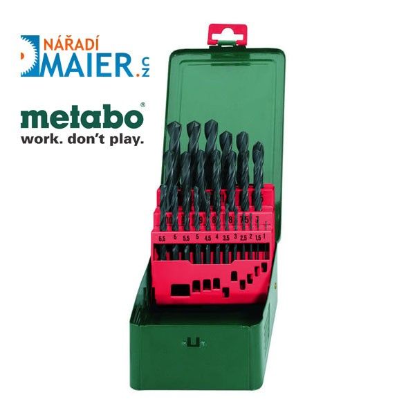 Sada vrtáků HSS-R 1-13mm/25-dílná Promo METABO