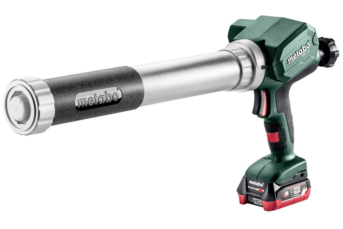 Metabo KPA 12 600 akumulátorová kartušovací pistole 601218800 1x4,0Ah 12V LiHD, nabíječka ASC55, v kartonu