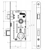 Zámek 5243 Assa Abloy rozkres kót