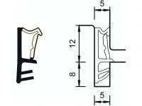 Okenní těsnění obvodové SP6850 bílé