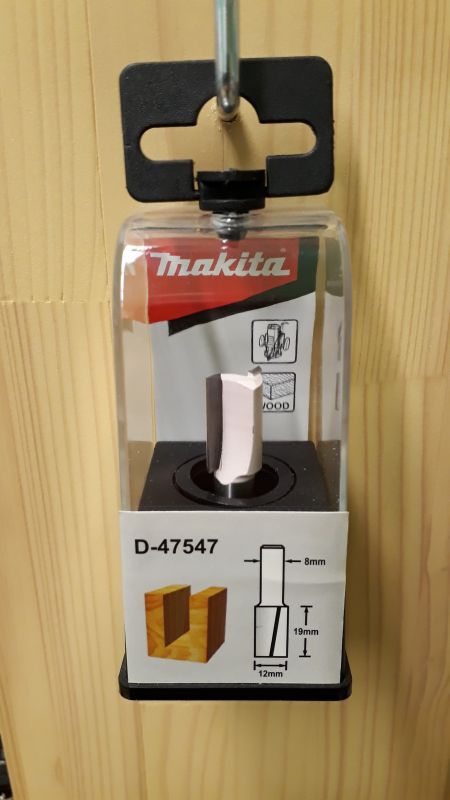 Makita D-47547 Drážkovací fréza 2 břit 12x19x51