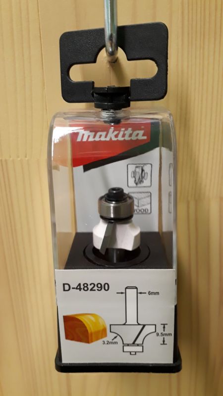 Makita D-48290 Zaoblovací fréza s ložiskem R 3,2mm x 9,5mm