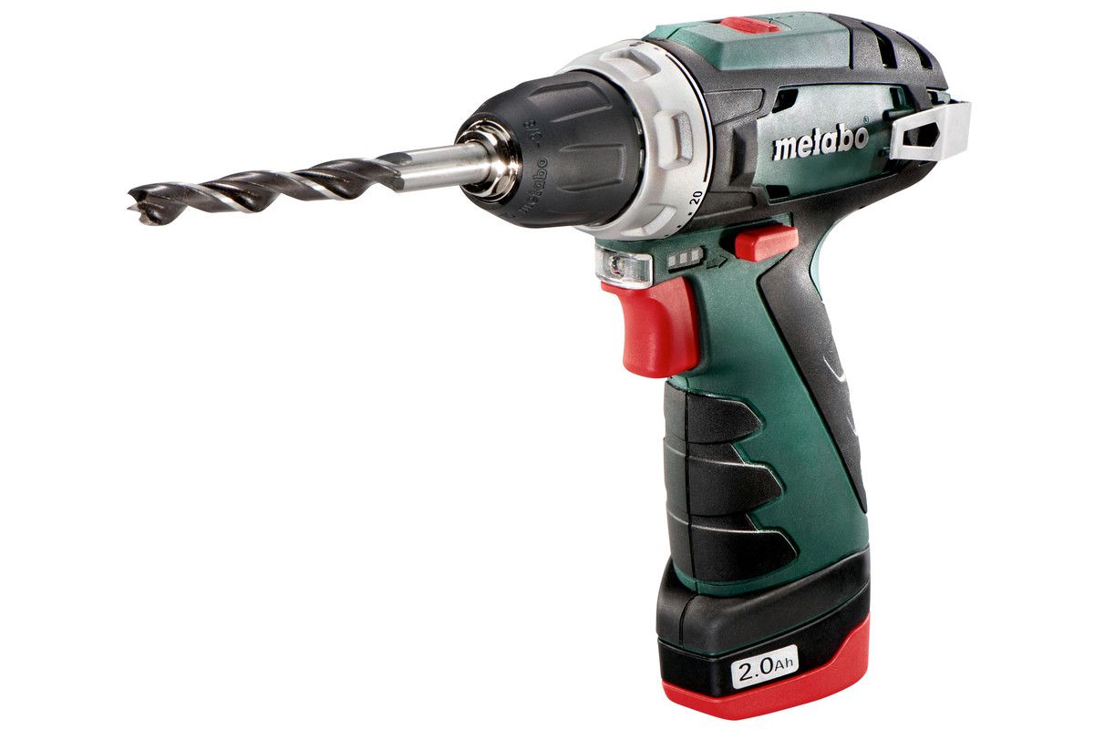 Metabo PowerMaxx BS Basic 600984500 aku vrtací šroubovák, 2x aku 2,0Ah, nabíječka LC 12