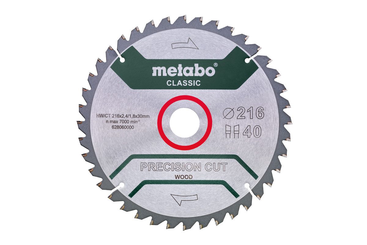 Metabo 628060000 pil kotouč 216x30 40z