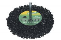 Wolfcraft Univerzální čistící kotouč 100x13mm do vrtačky, stopka 6mm