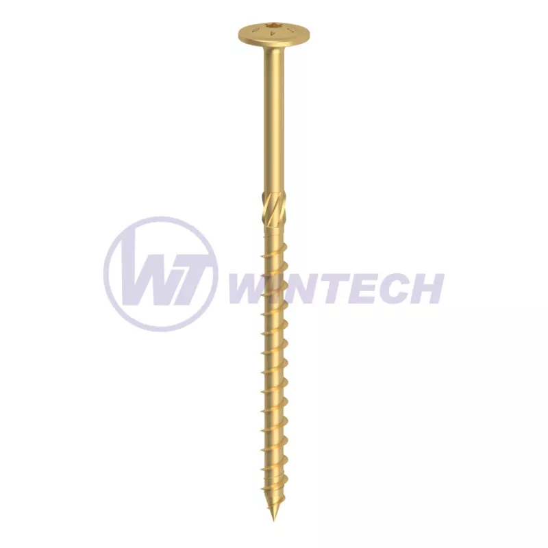 GPR vruty 8,0x180 T40 závit 100 TH žlutý zinek