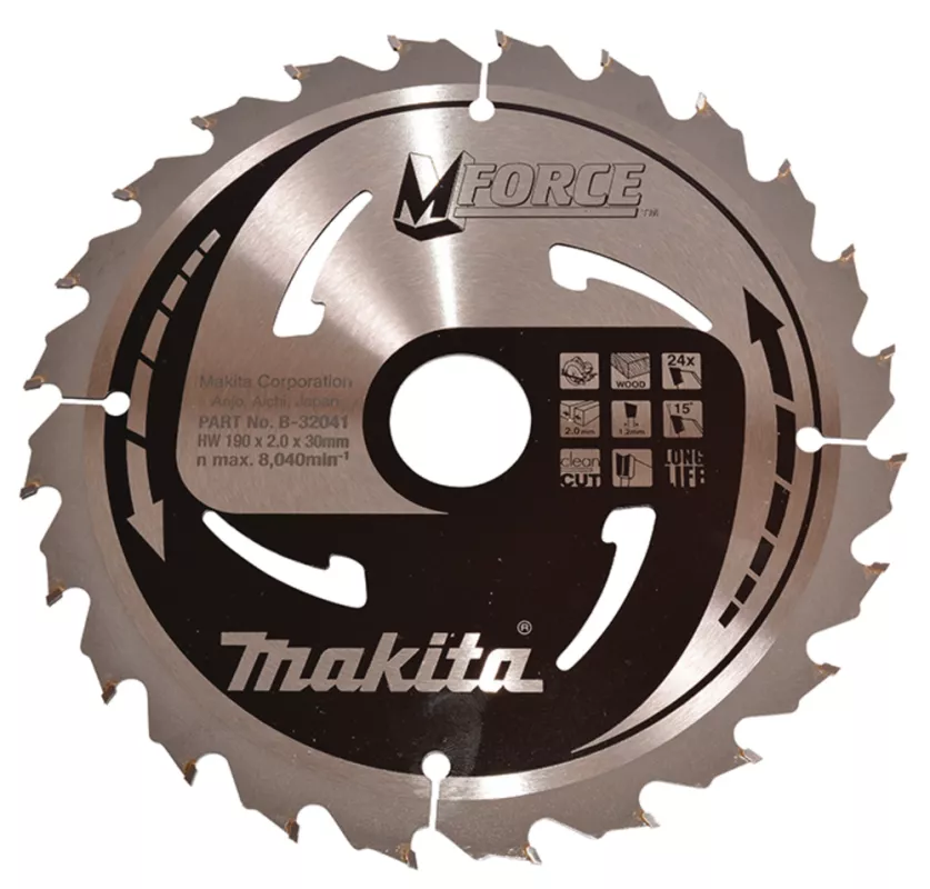 Makita B-32041 pilový kotouč 190x30 24Z MForce