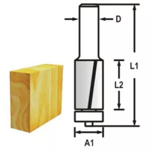 Makita ohrňovací fréza 2břitá 12,7x13x56