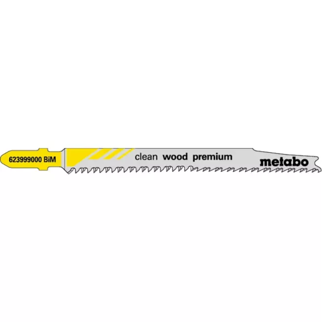 Metabo 5 plátků pro přímočaré pily "clean wood premium" 93/ 2,2 mm (623999000)