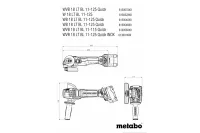 Metabo W 18 LT BL 11-125 (613052840) akumulátorová úhlová bruska Metabo W 18 LT BL 11-125 (613052840)