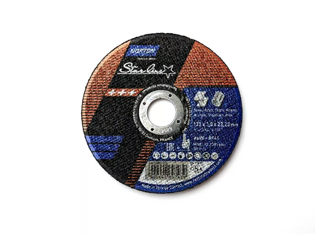 Norton StarLine řezný kotouč 125x1,0mm 22,23mm na ocel a nerez