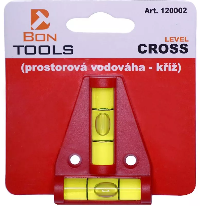Vyrovnávací libela BonTools Cross BT