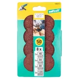 Wolfcraft 8ks brusných kotoučů 5608000