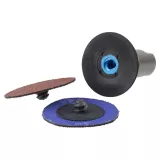 Wolfcraft sada unašeče a brusných kotoučů 5607000 pro úhlové brusky průměr 50 mm Wolfcraft sada unašeče a brusných kotoučů 5607000